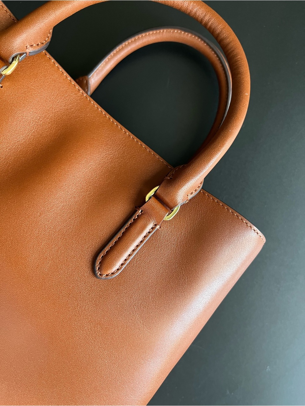 Lauren Ralph Lauren Leather Small Marcy Satchel